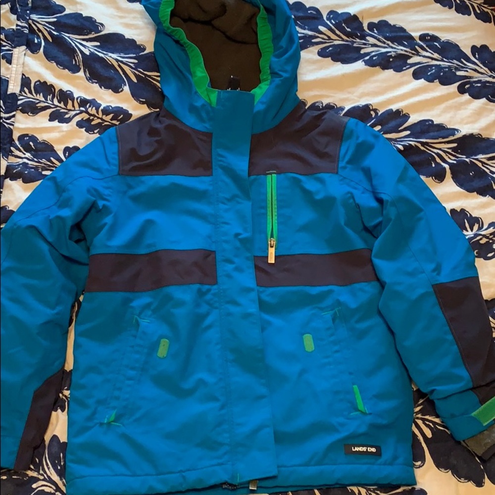 Lands End Grow-Along All Weather Youth Jacket